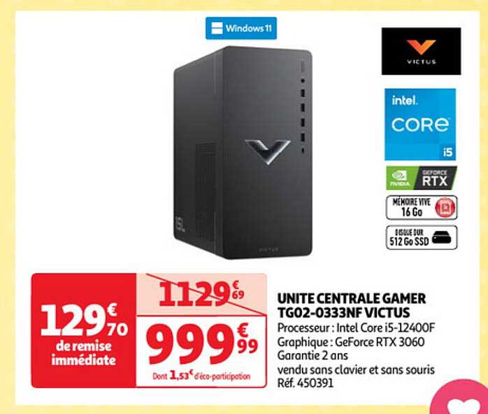 unité centrale gamer tg02-0333nf victus