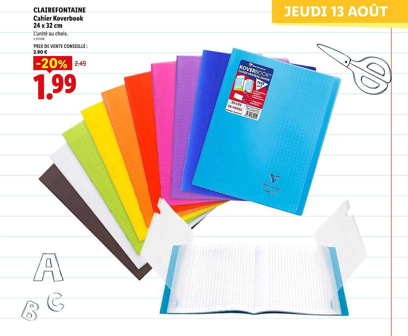 CLAIREFONTAINE Cahier Koverbook