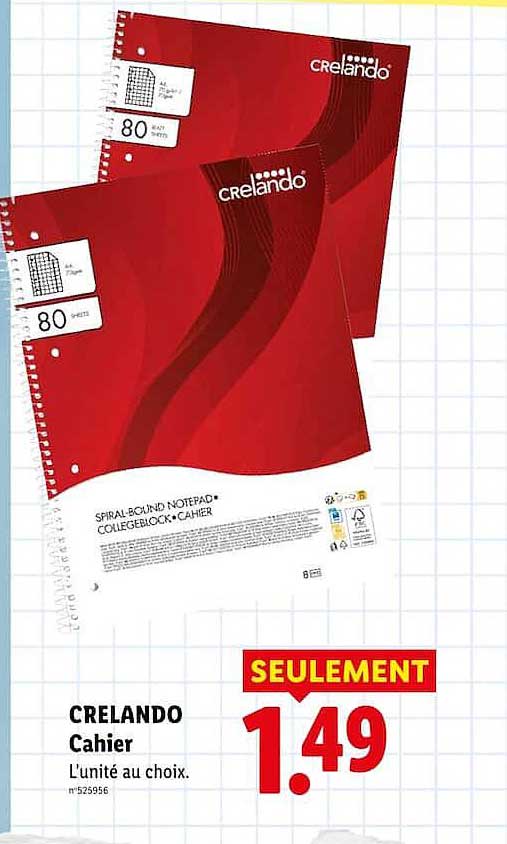 CRELANDO Cahier
