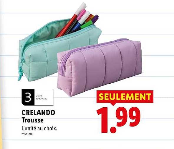 CRELANDO Trousse
