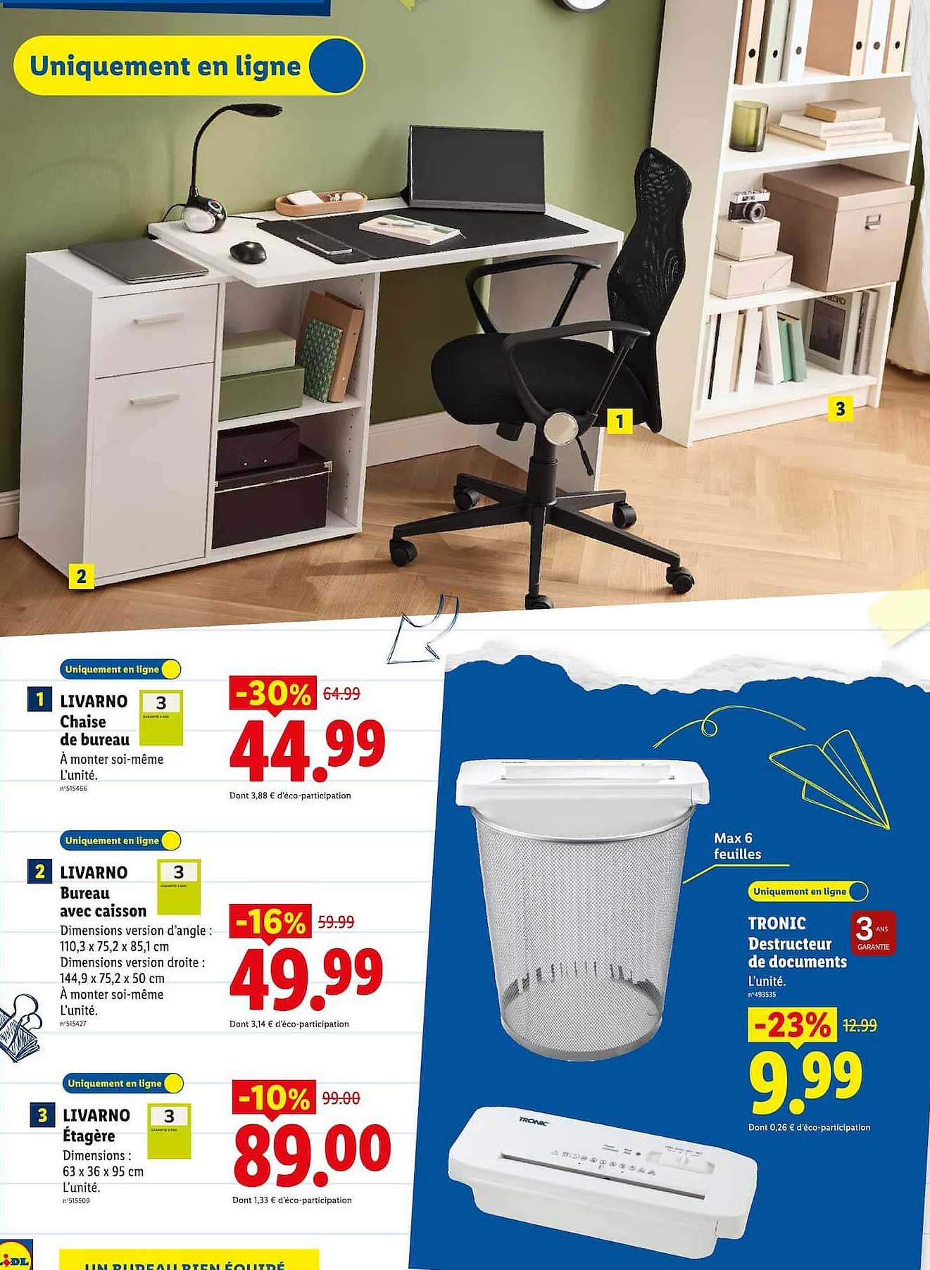 LIVARNO Chaise de bureau