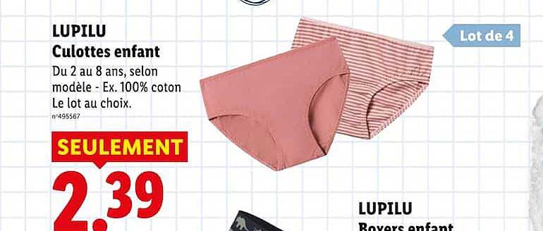 LUPILU Culottes enfant