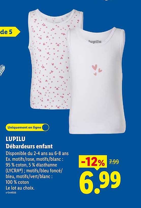 LUPILU Débardeurs enfant