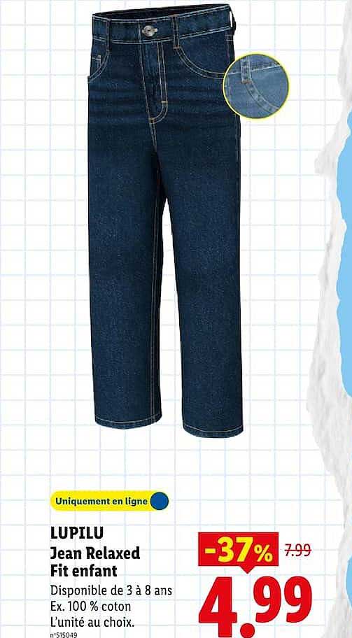 LUPILU Jean Relaxed Fit enfant
