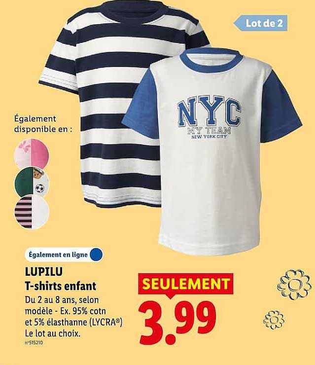 LUPILU T-shirts enfant