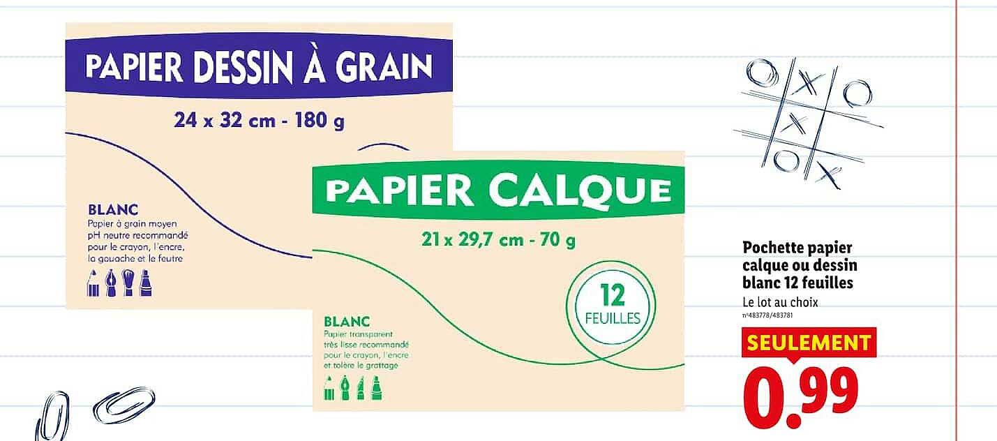 PAPIER DESSIN À GRAIN