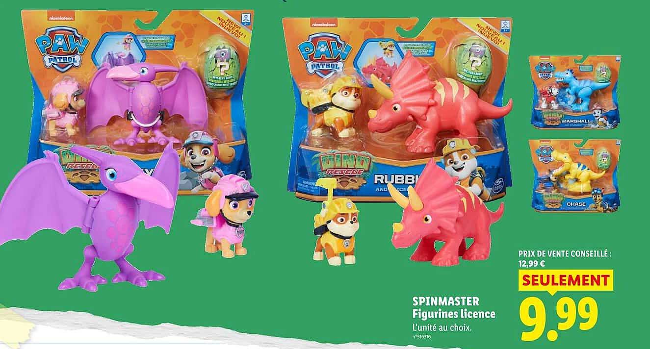 Spinmaster Figurines licence