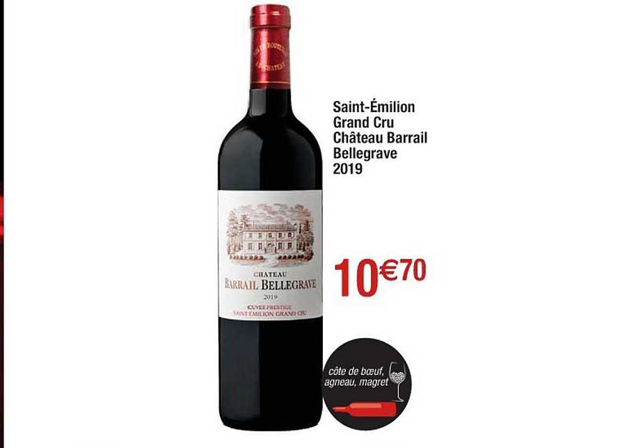 saint-émilion grand cru château barrail bellegrave 2019