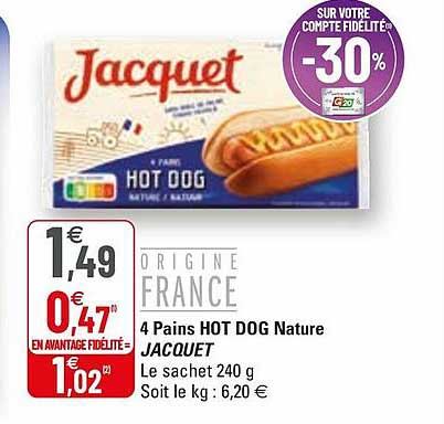 4 pains hot dog nature jacquet