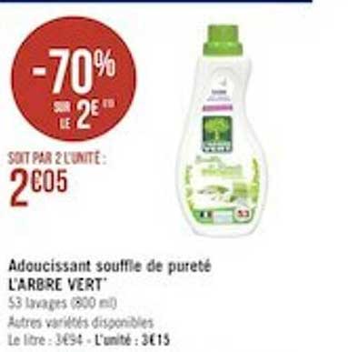 adoucissant souffle de pureté l'arbre vert