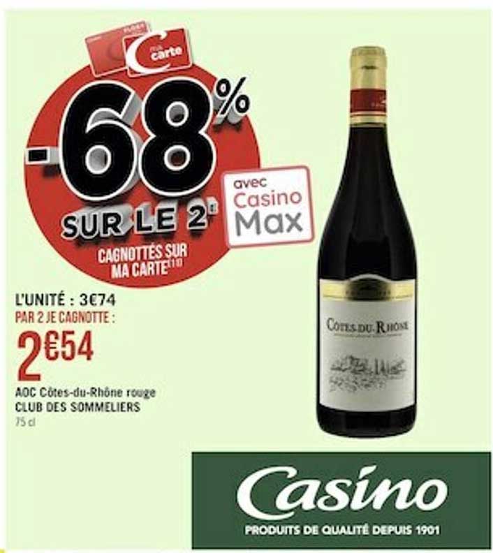 aoc côtes-du-rhône rouge club des sommeliers