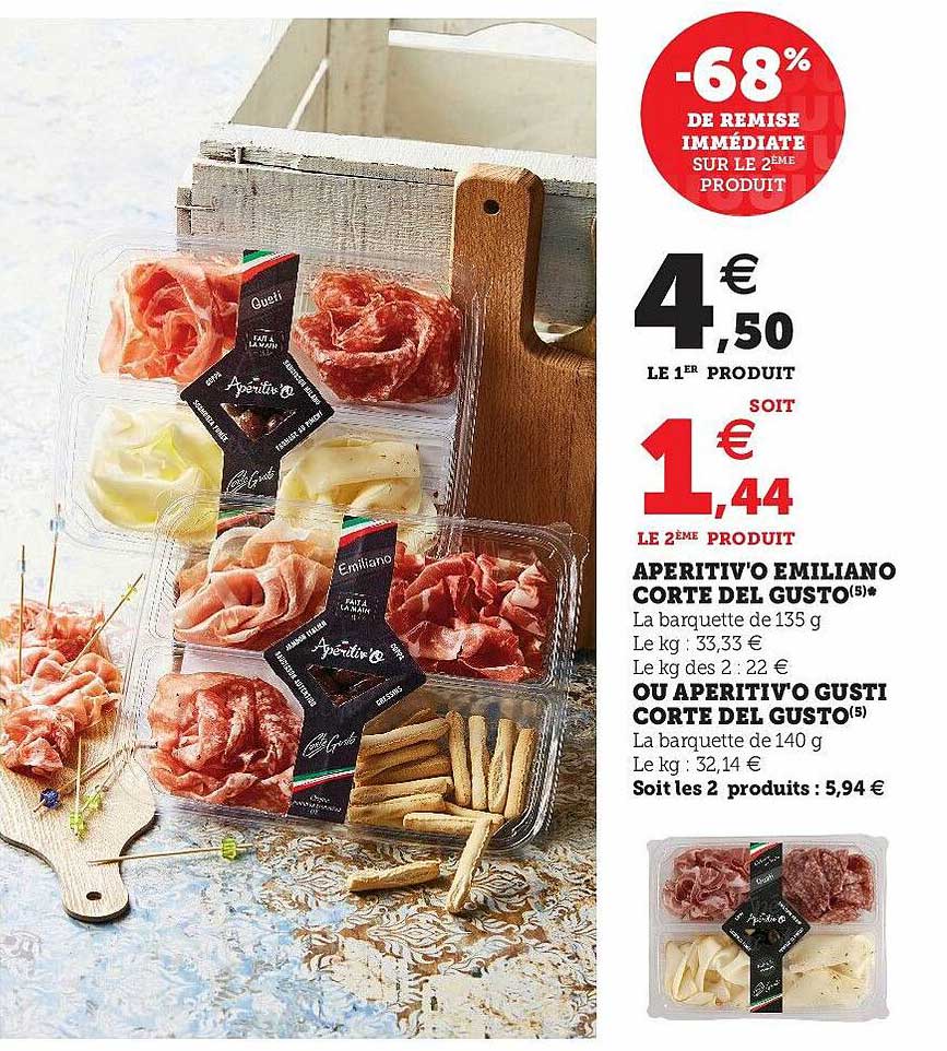 aperitiv'o emiliano corte del gusto ou aperitiv'o gusto corte del gusto