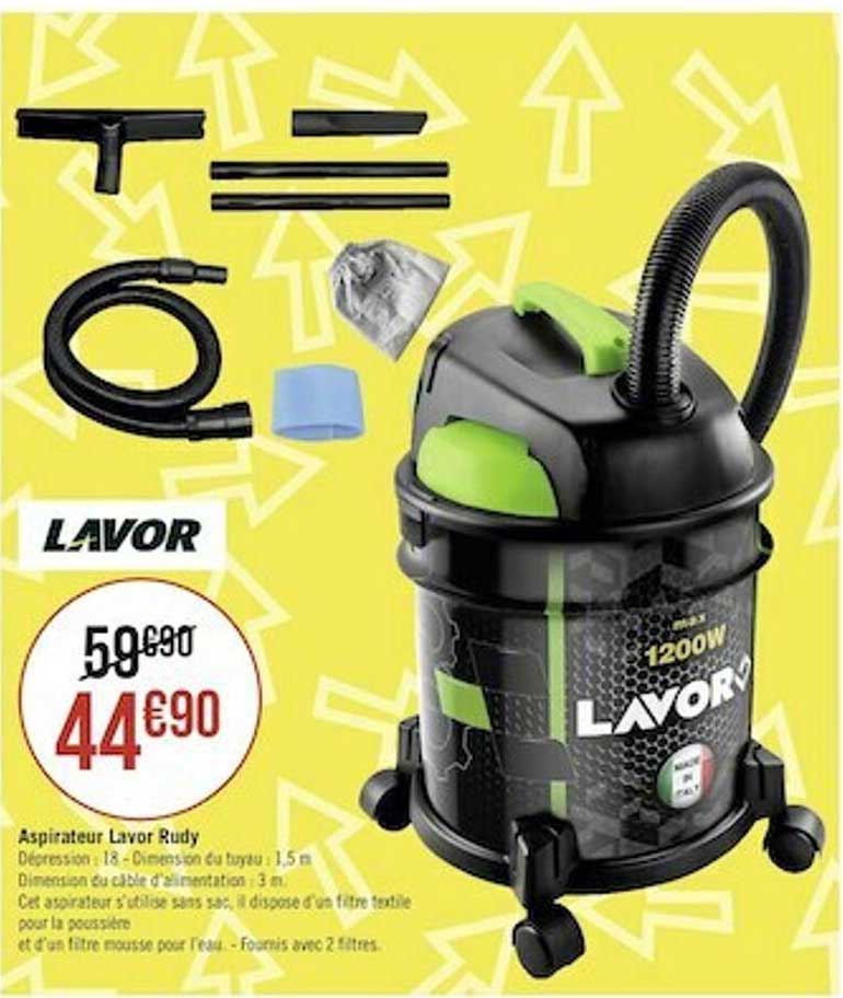 aspirateur lavor rudy