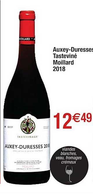 auxey-duresses tasteviné moillard 2018