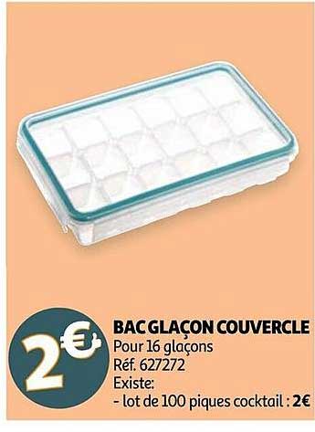 bac glaçon couvercle