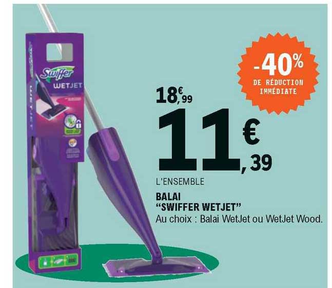 Balai "swiffer Wetjet"