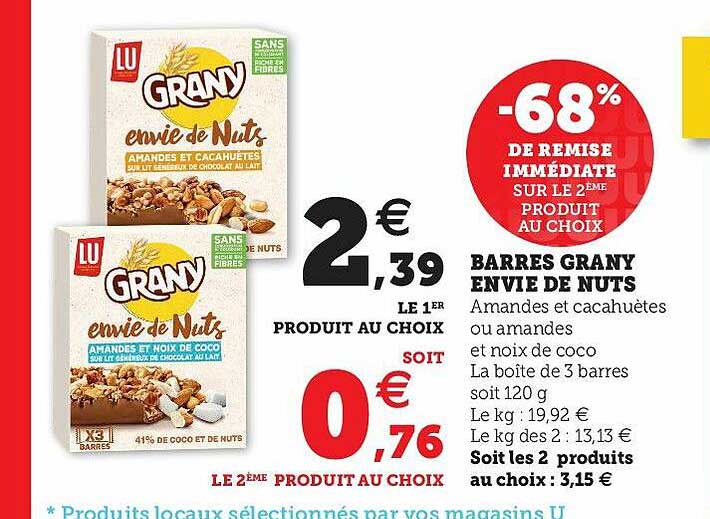 barres grany envie de nuts