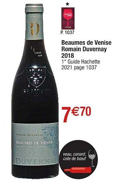 beaumes de venise romain duvernay 2018