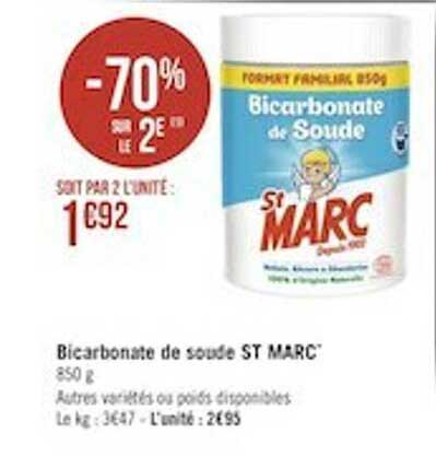 bicarbonate de soude st marc