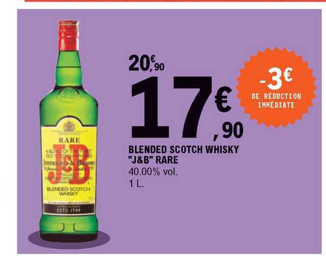 Blended Scotch Whisky "j&b" Rare