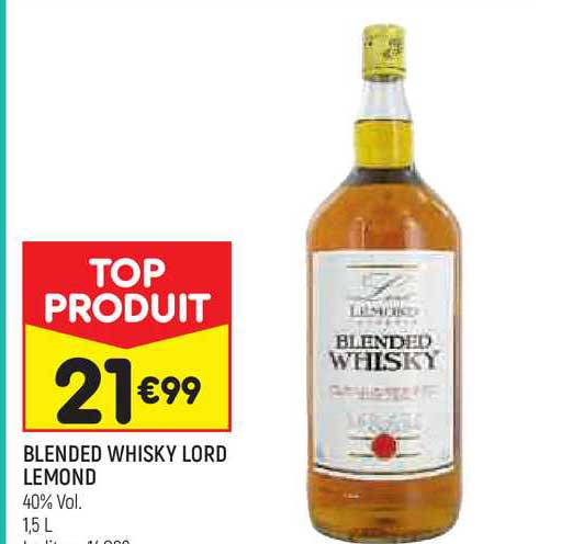 blended whisky lord lemond