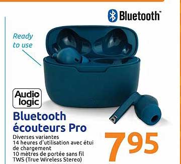 bluetooth écouteurs pro audio logic
