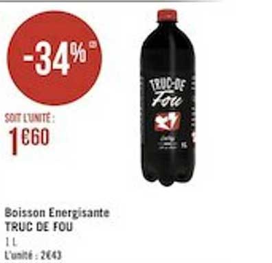 boisson energisante truc de fou