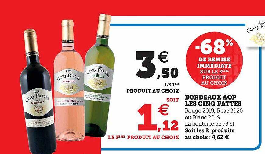 Bordeaux Aop Les Cinq Pattes
