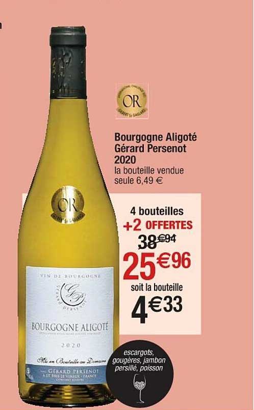 Bourgogne Aligoté Gérard Pesenot 2020
