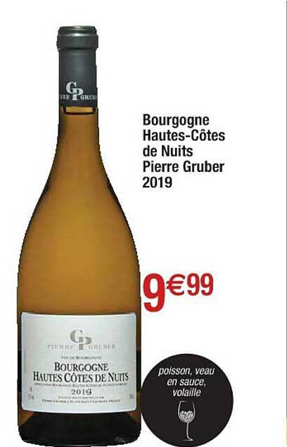 bourgogne hautes-côtes de nuits pierre gruber 2019