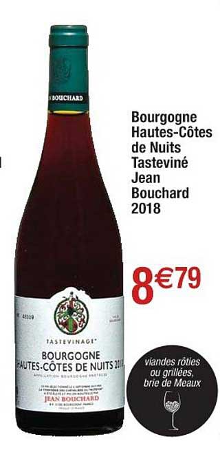bourgogne hautes-côtes de nuits tasteviné jean bouchard 2018
