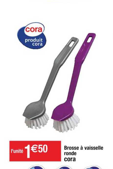 Brosse à Vaisselle Ronde Cora
