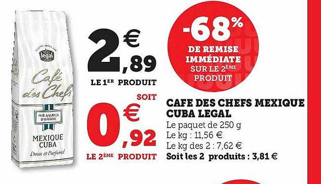 café des chefs mexique cuba legal