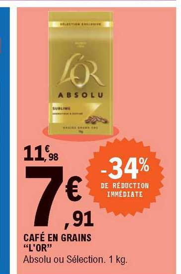 Café En Grain "l'or"