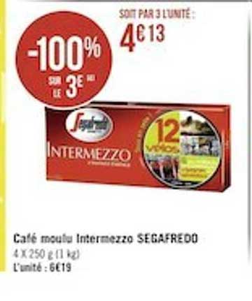 Café Moulu Intermezzo Segafredo