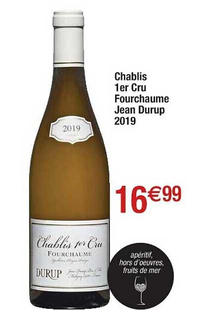 chablis 1er cru fourchaume jean durup 2019