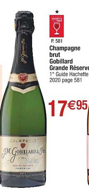 champagne brut gobillard grand réserve