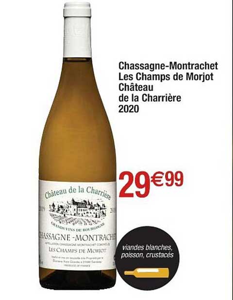 chassagne-montrachet les champs de morjot château de la charrière 2020