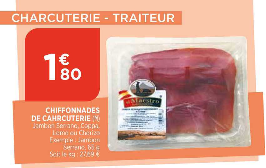 Chiffonnades De Charcuterie