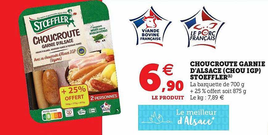 Choucroute Garnie D'alsace (chou Igp) Stoeffler