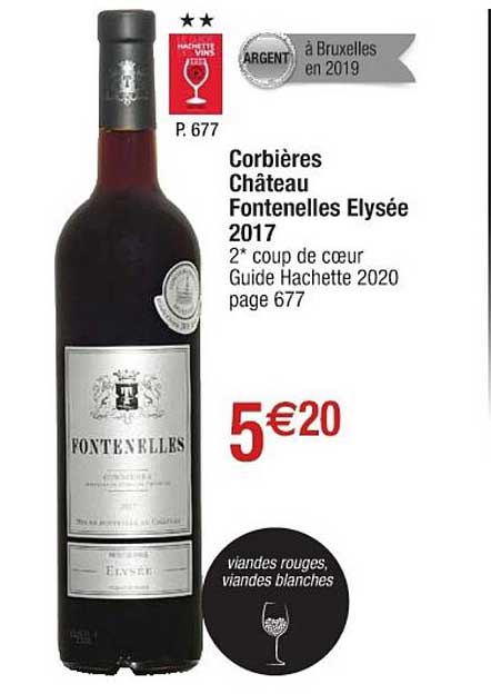 Corbières Château Fontenelles Elysée 2017