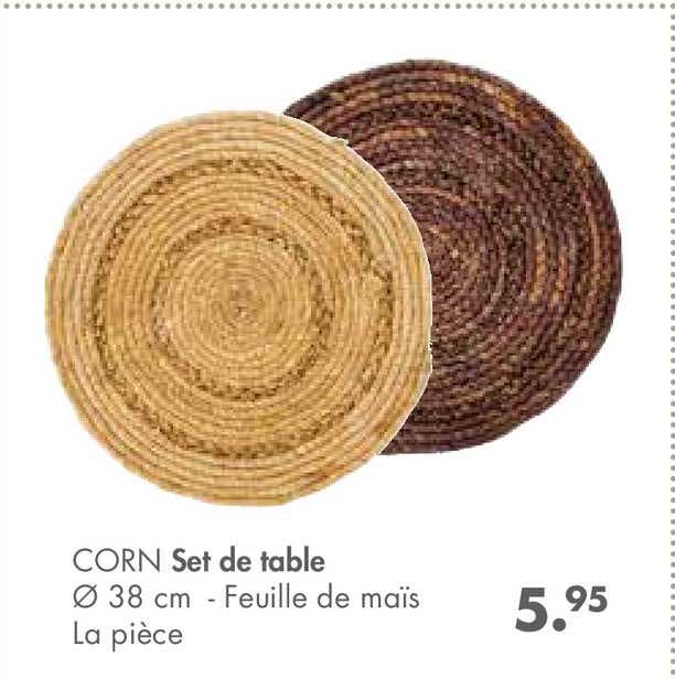 corn set de table