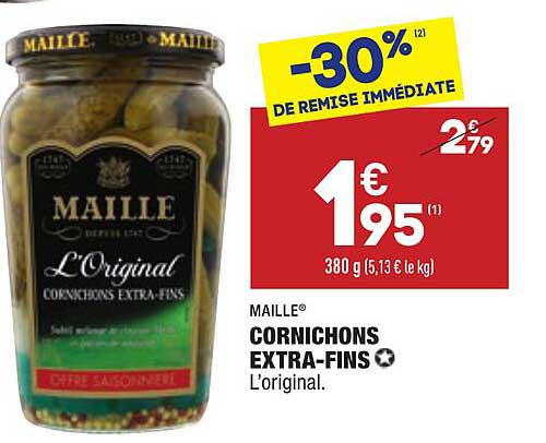 Cornichons Extra-fins Maille