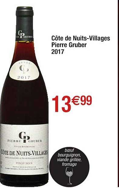 côte de nuits-villages pierre gruber 2017