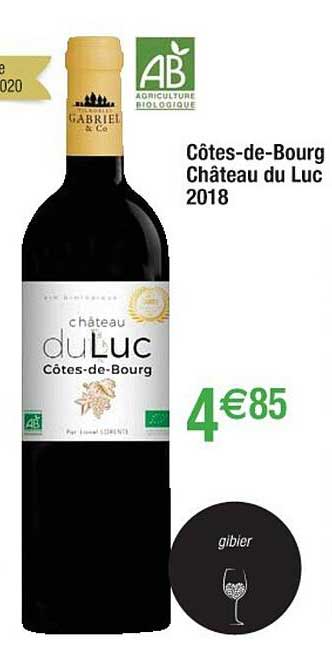 côtes-de-bourg château du lux 2018