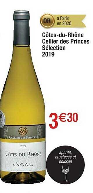 côtes-du-rhône cellier des princes sélection 2019