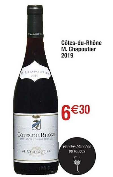 côtes-du-rhône m. chapoutier 2019