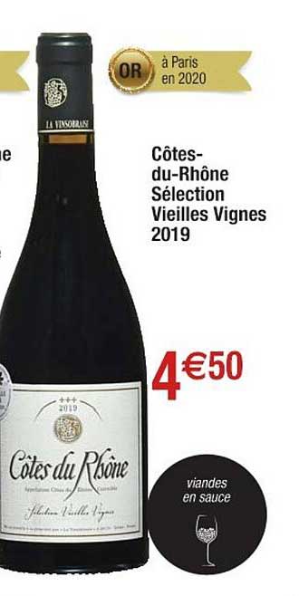 côtes-du-rhône sélection vieilles vignes 2019