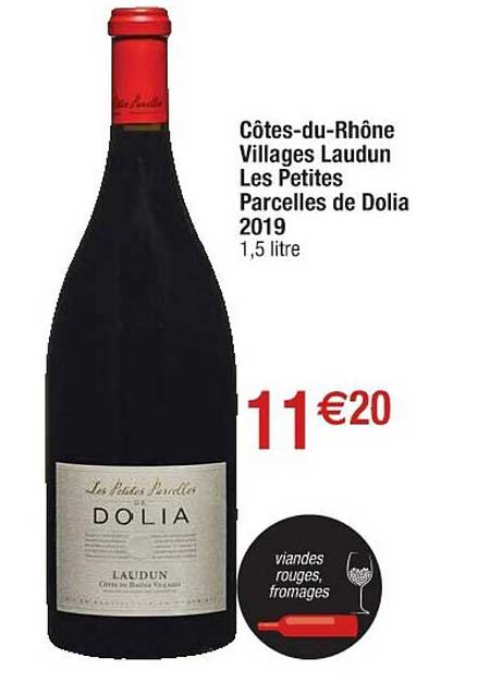 côtes-du-rhône villages laudin les petites parcelles de dolia 2019