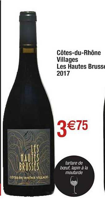 côtes-du-rhône villages les hautes brusses 2017
